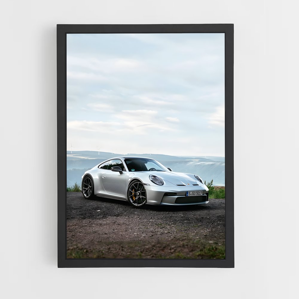 Poster gt touring magnifique – affiche Porsche (vue 2)